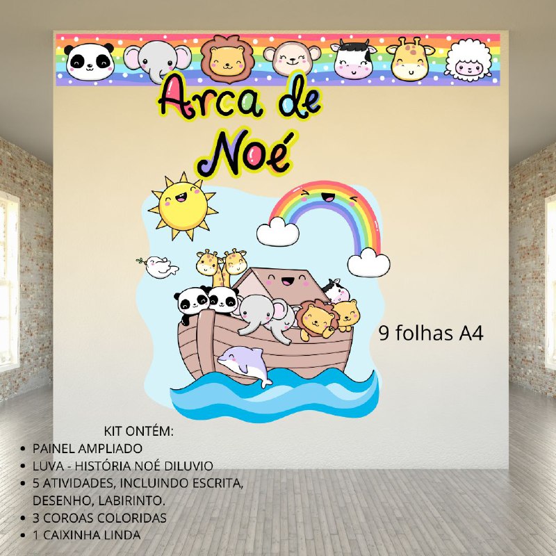 KIT INTERATIVO DA HISTÓRIA DE NOÉ