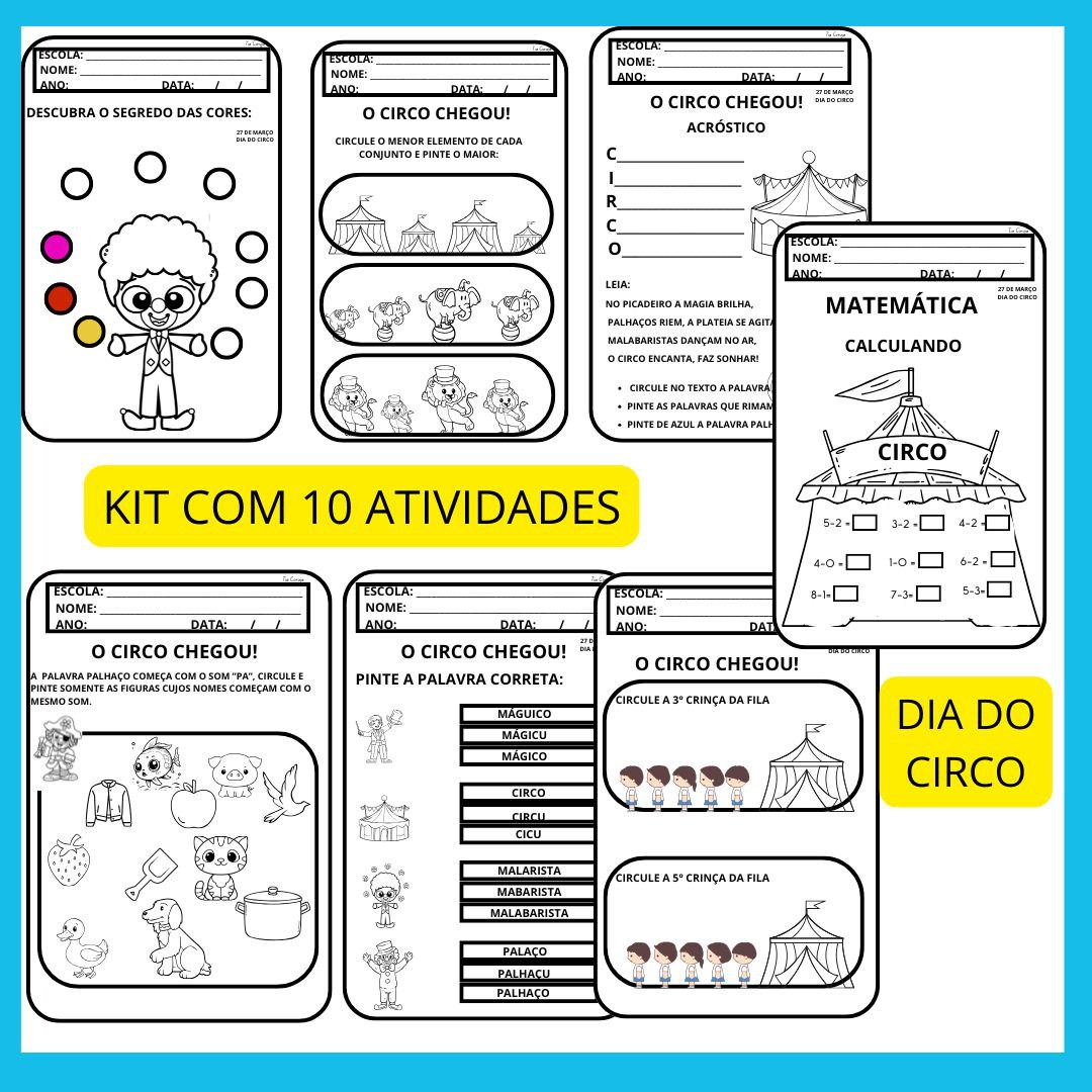 Kit de Atividades – Dia do Circo