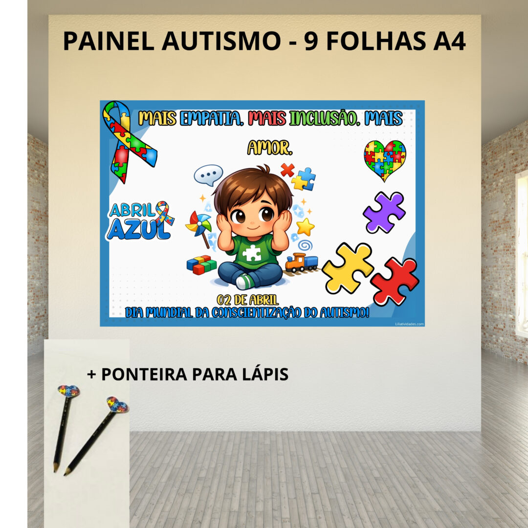 Painel de Conscientização do Autismo
