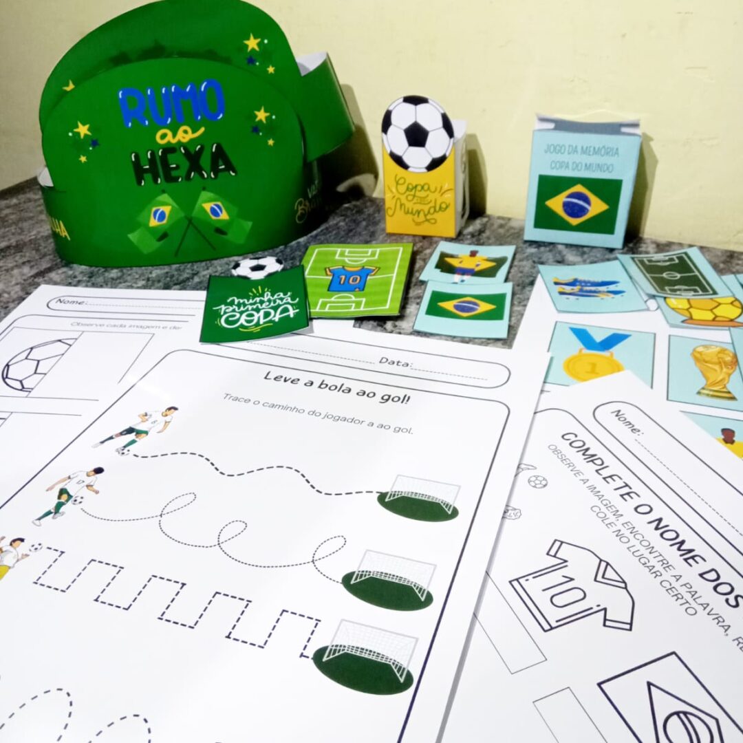 Kit Pedagógico – Minha Primeira Copa 2026