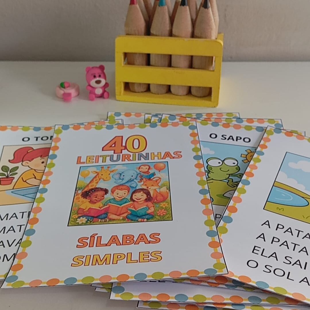40 Leiturinhas – Sílabas Simples