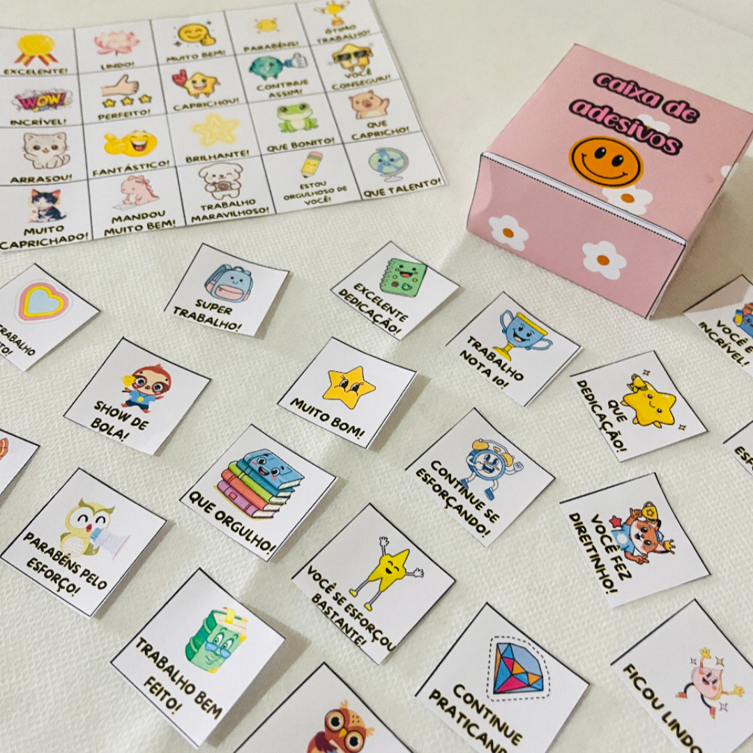 Caixinha de adesivos