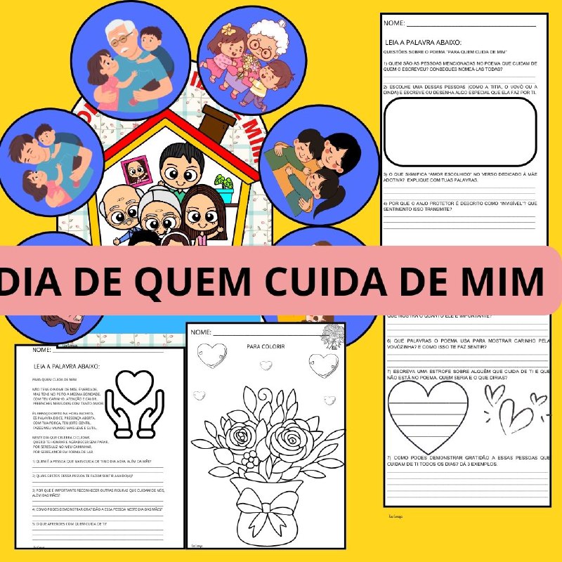 Kit Pedagógico - Para Quem Cuida de Mim