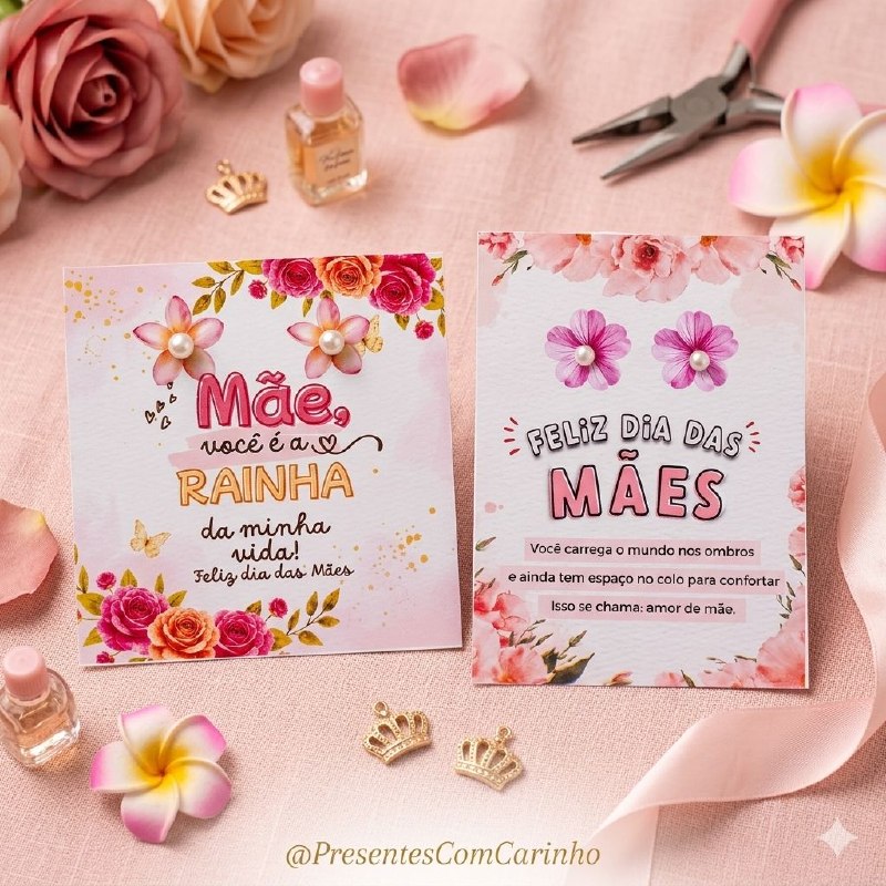 CARD PARA BRINCO - DIA DAS MÃES