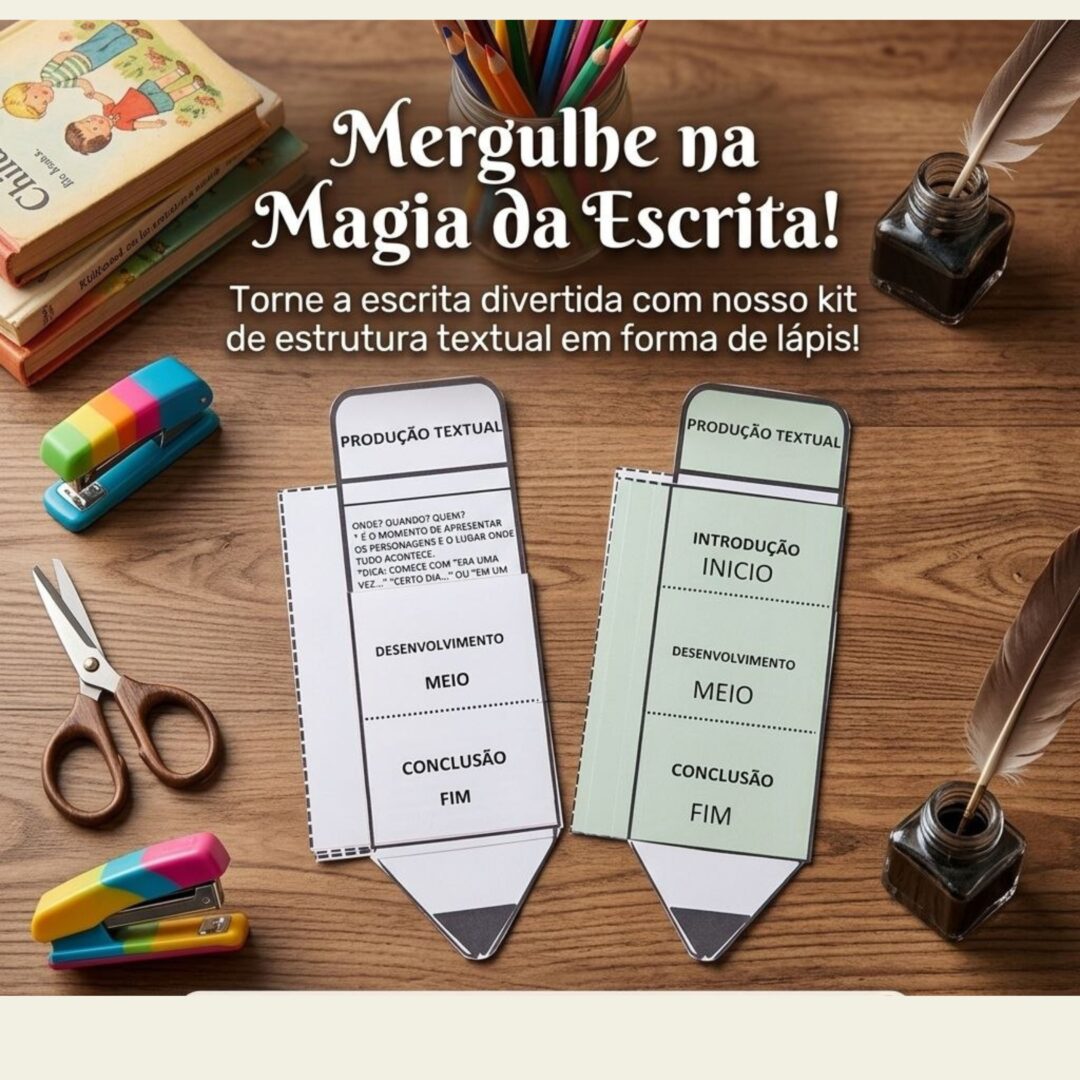 KIT LÁPIS PRODUÇÃO DE TEXTO