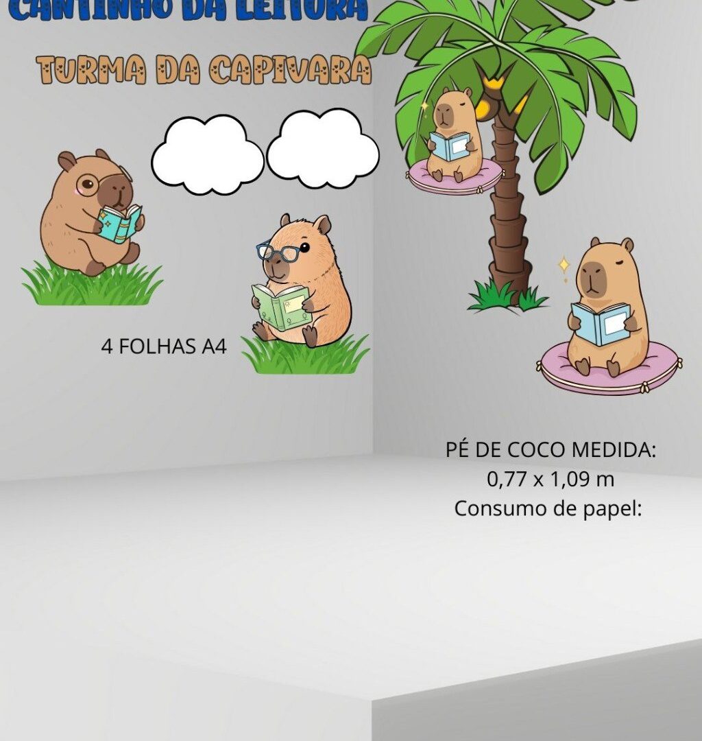 CANTINHO DA LEITURA – TEMA CAPIVARA