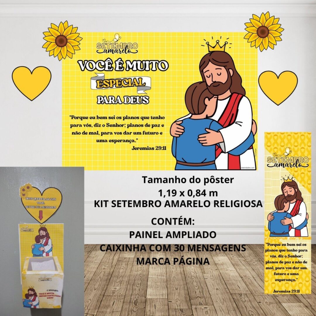 Kit Setembro Amarelo para Igrejas