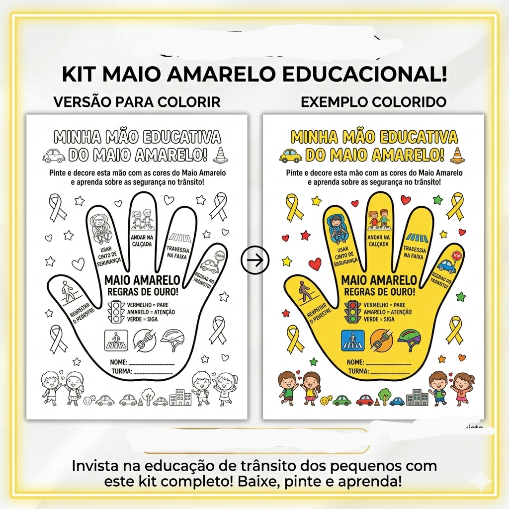 MAIO AMARELO - Mão Educativa