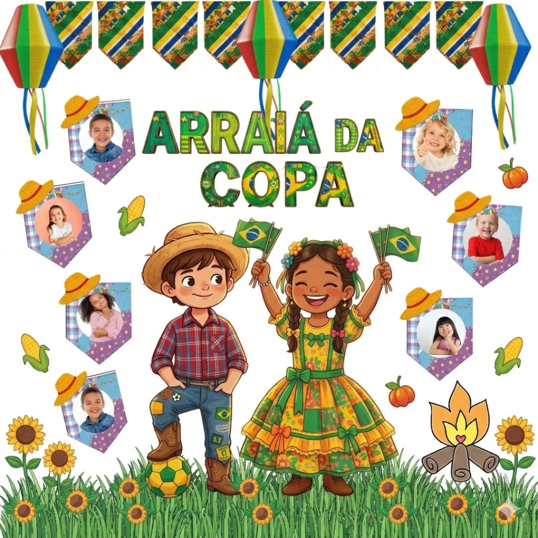 PAINEL JUNINO - ARRAIÁ DA  COPA