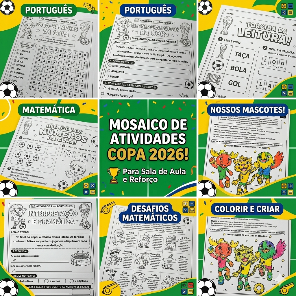 KIT COPA DO MUNDO EDUCATIVO