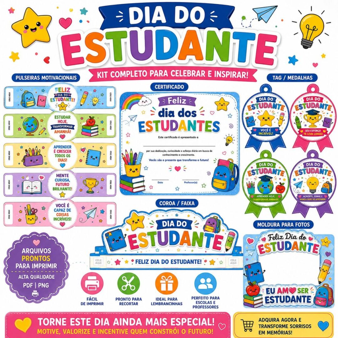 KIT DIA DO ESTUDANTE