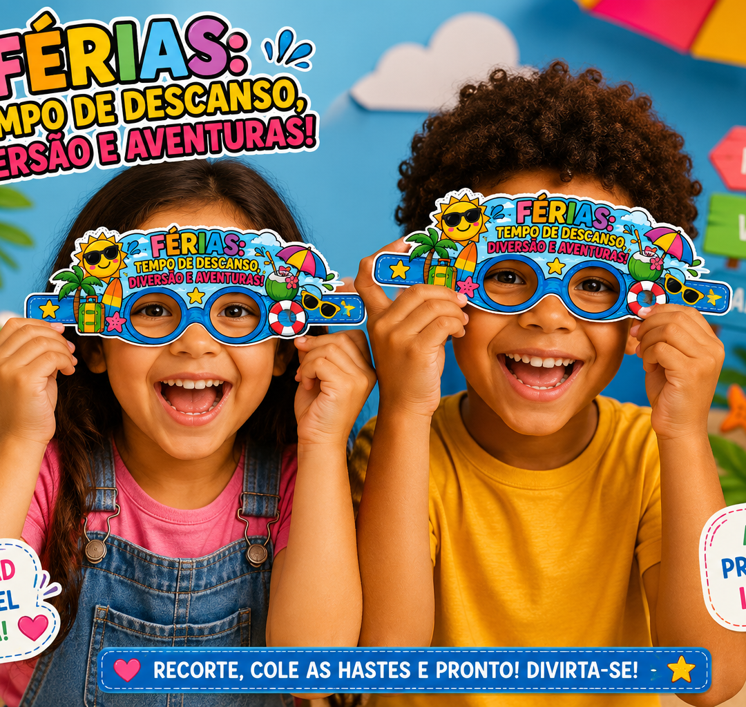 FÉRIAS + DIVERSÃO = CRIANÇAS FELIZES! 
