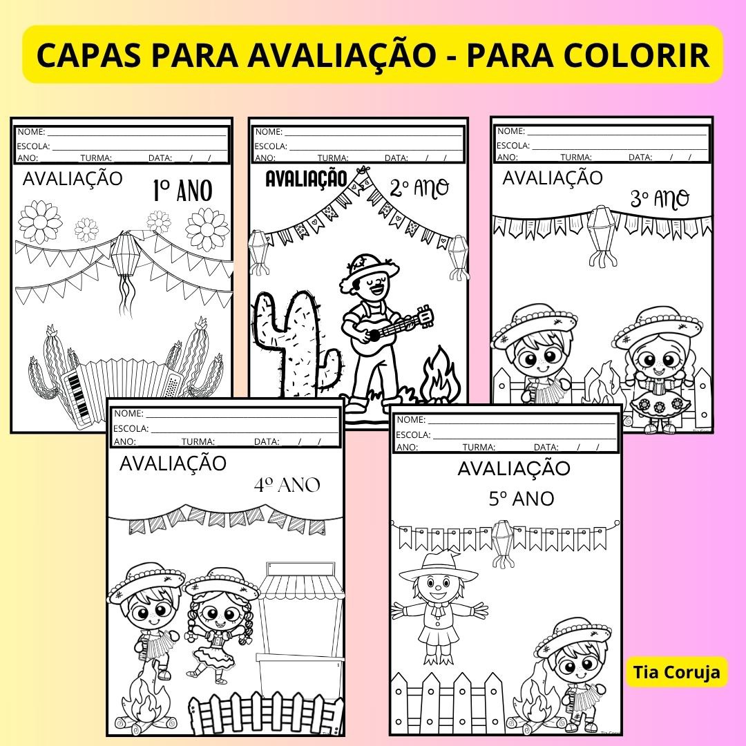 Capinhas Juninas para Avaliações