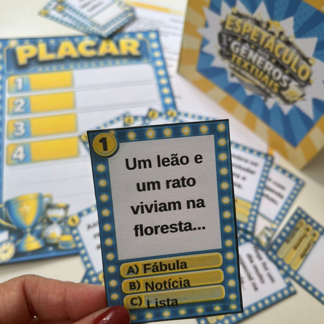 ESPETÁCULO DOS GÊNEROS TEXTUAIS