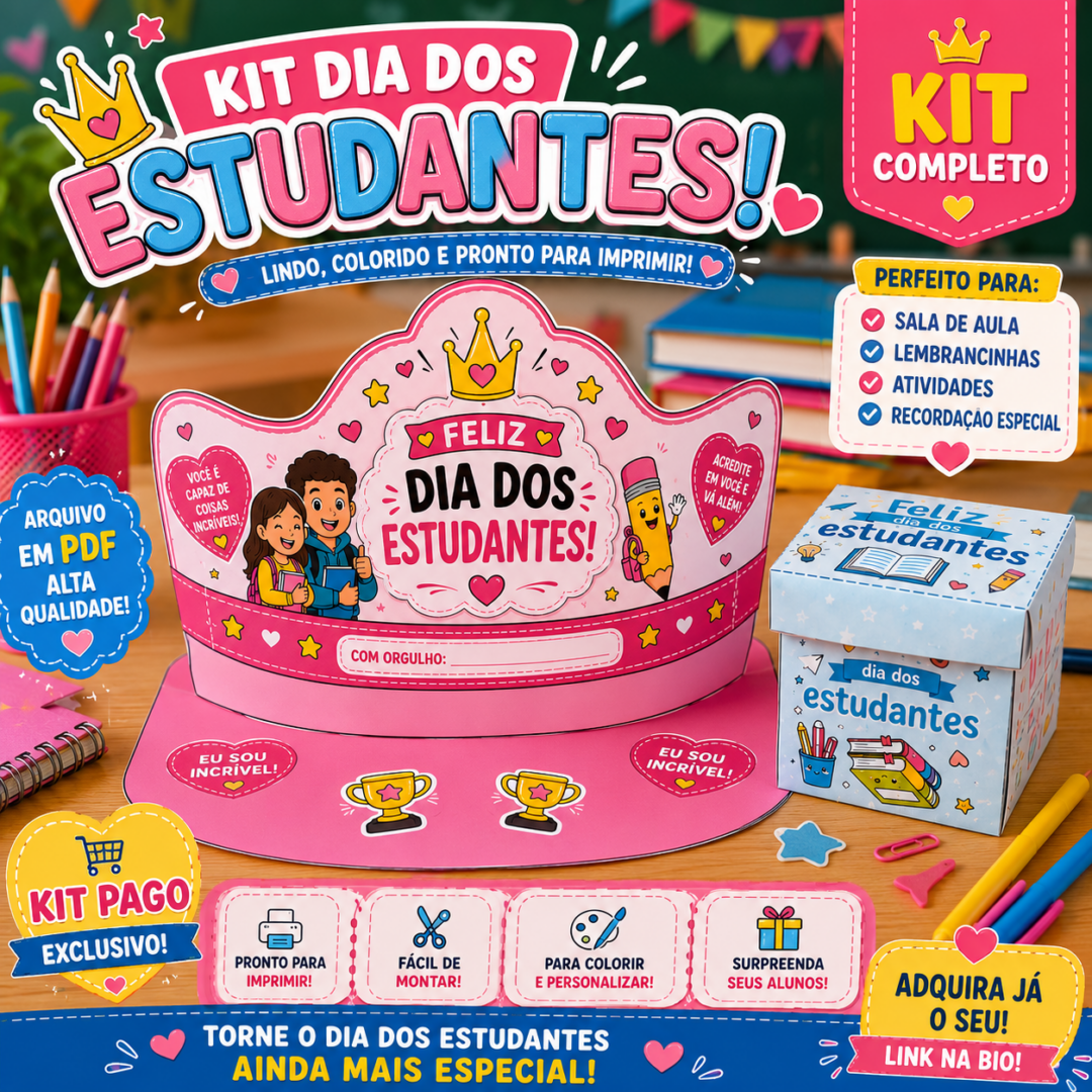 Kit Dia dos Estudantes