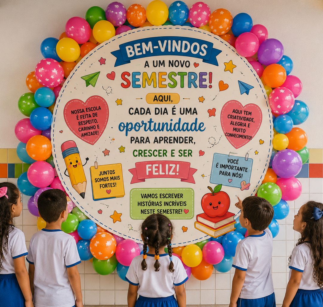 PAINEL VOLTA ÀS AULAS – NOVO SEMESTRE