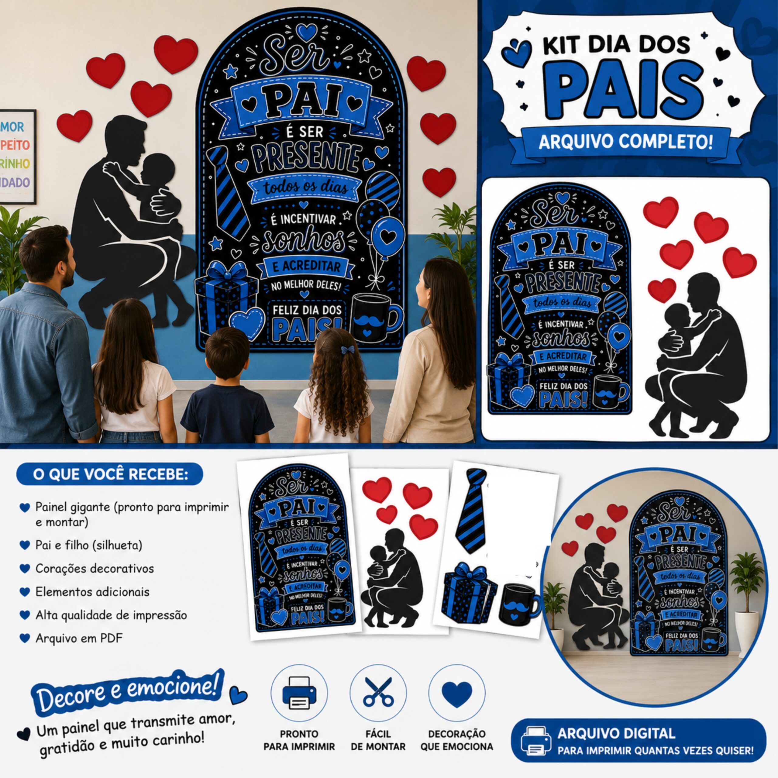 PAINEL DECORATIVO – DIA DOS PAIS