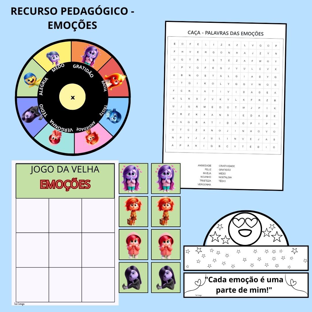 Kit Pedagógico – Emoções