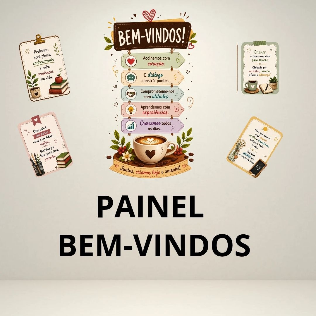Painel Cantinho do Café Pedagógico