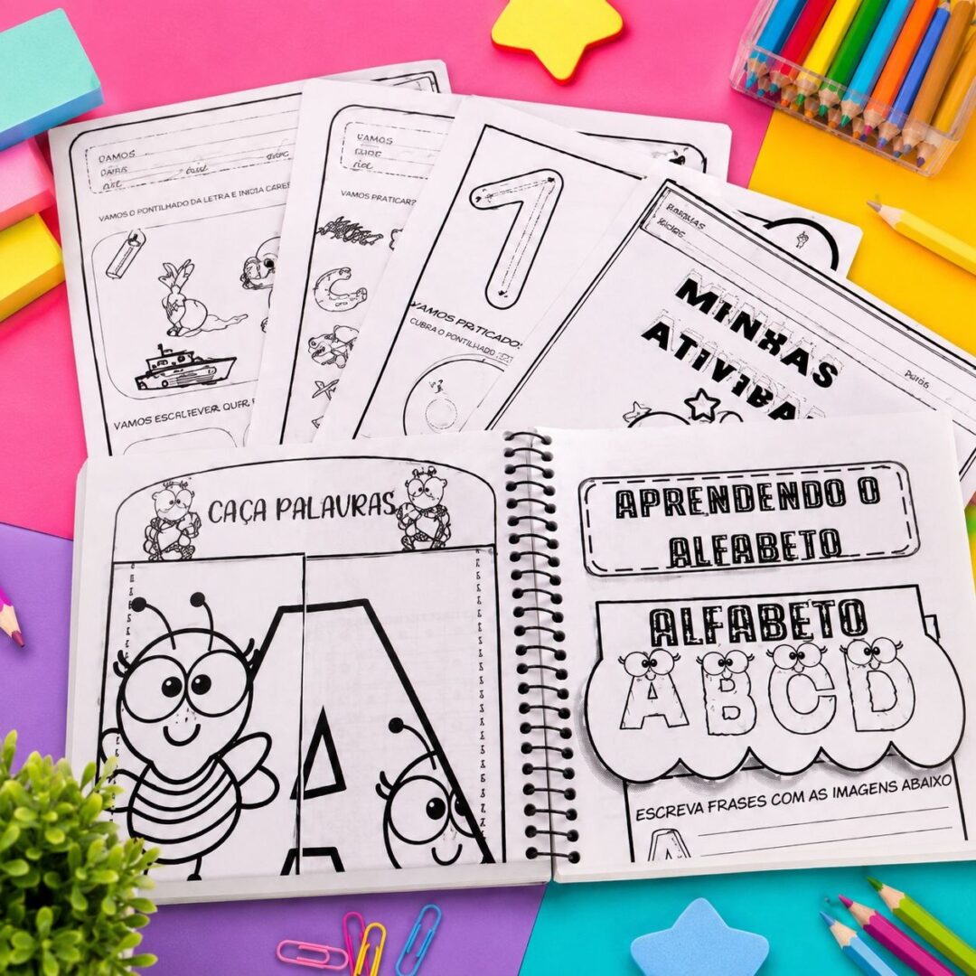 Kit de Atividades Educativas – Alfabetização e Matemática