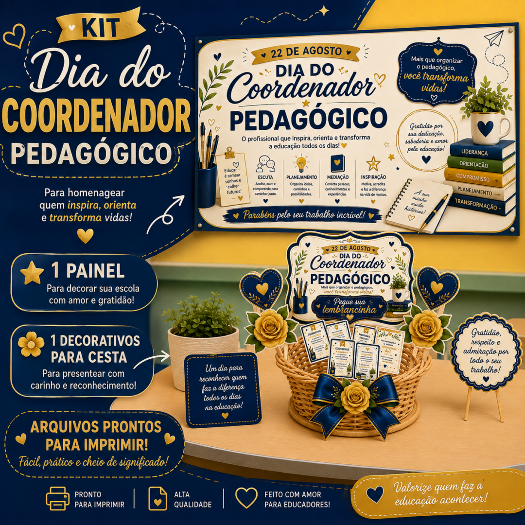 KIT DIA DO COORDENADOR PEDAGÓGICO