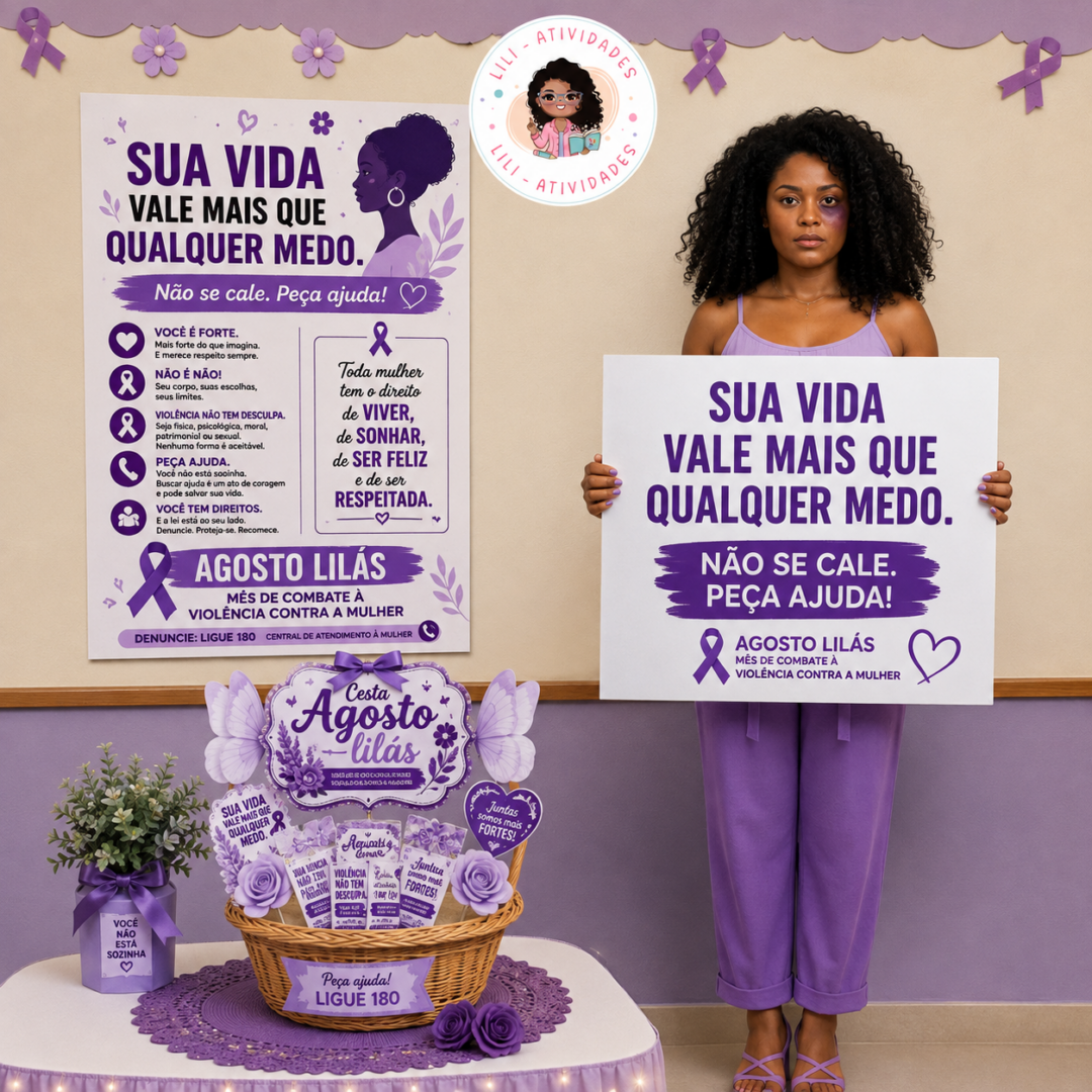 KIT AGOSTO LILÁS