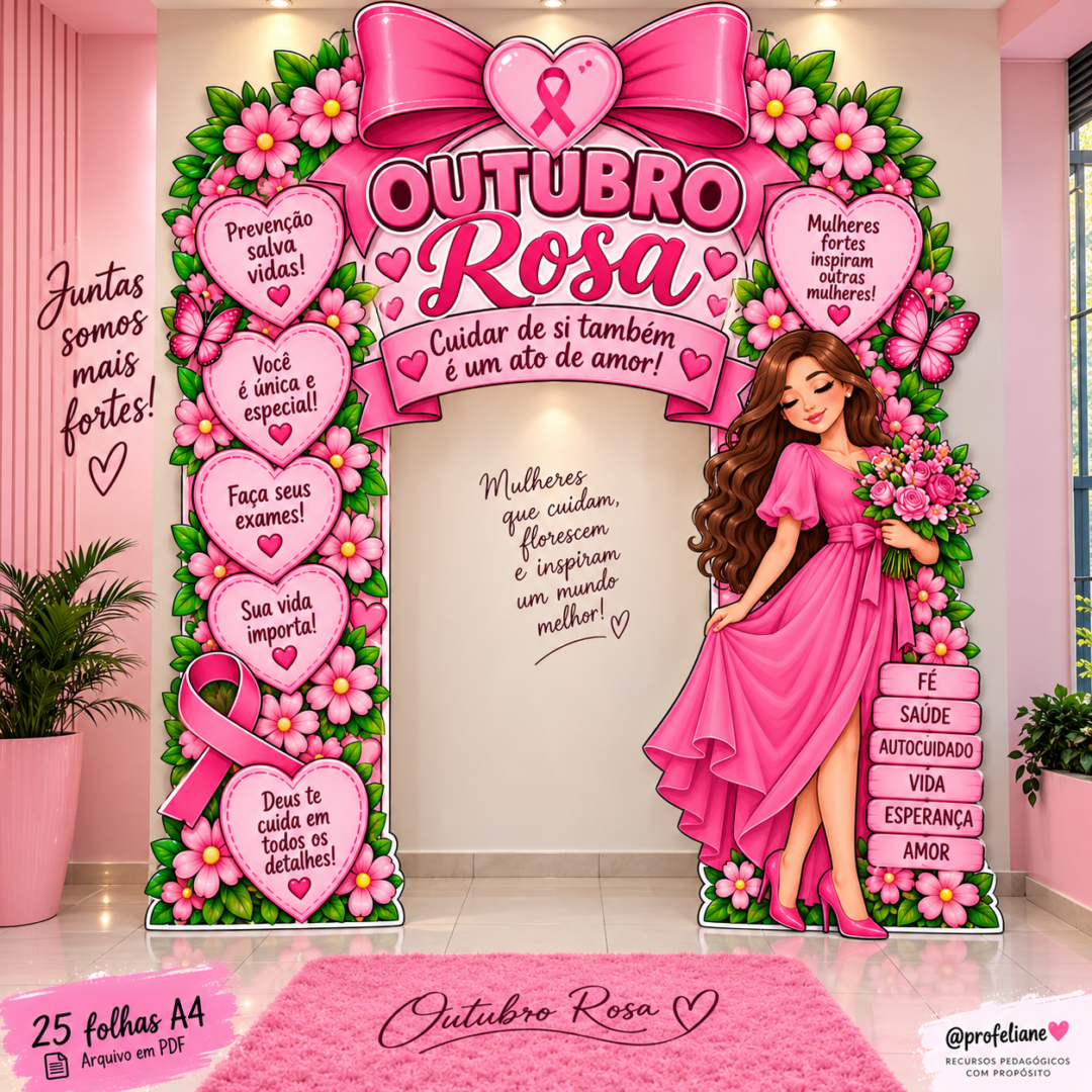PAINEL OUTUBRO ROSA – CUIDAR DE SI