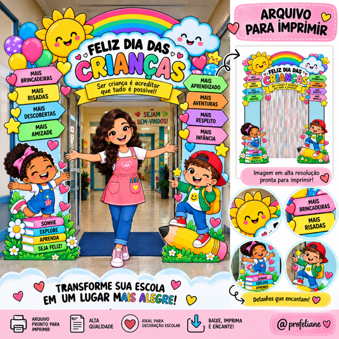 Painel Feliz Dia das Crianças