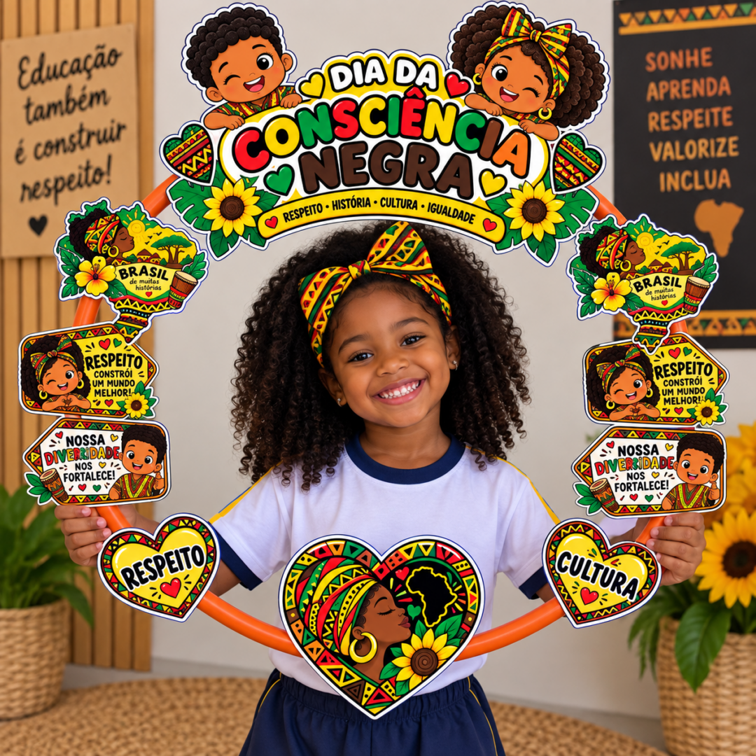 Bambolê Decorativo – Dia da Consciência Negra