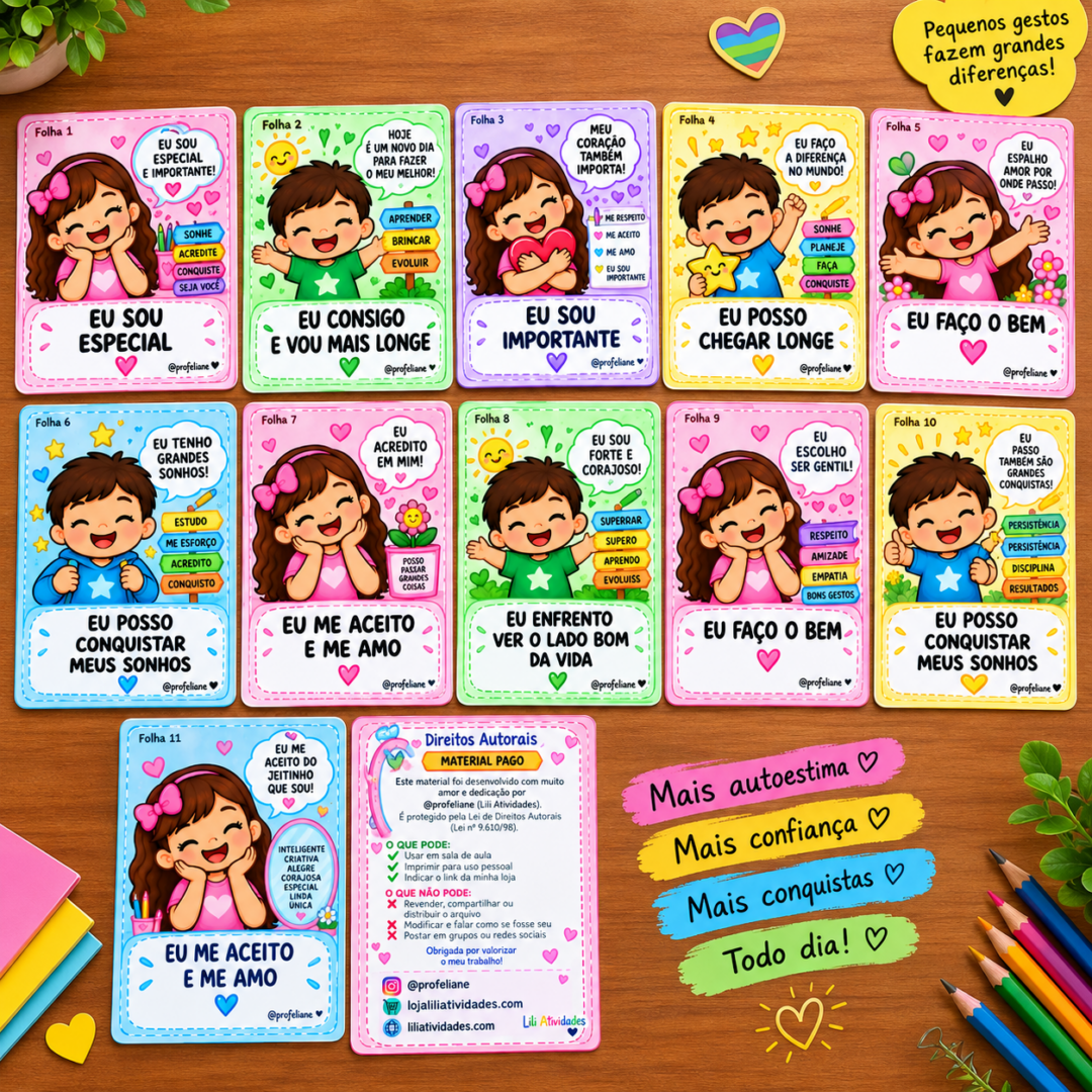 Cartões de Apoio Visual e Comunicação
