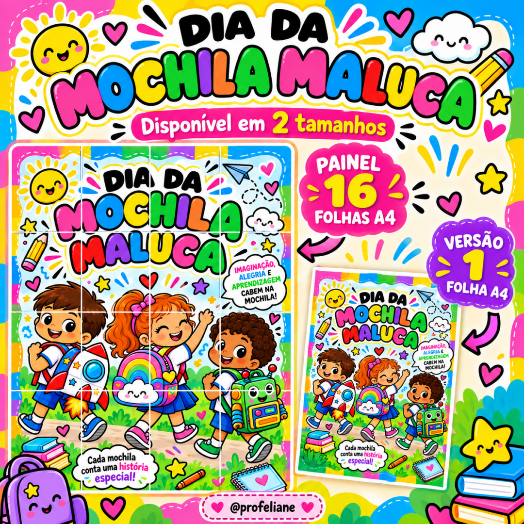 Dia da  Mochila Maluca
