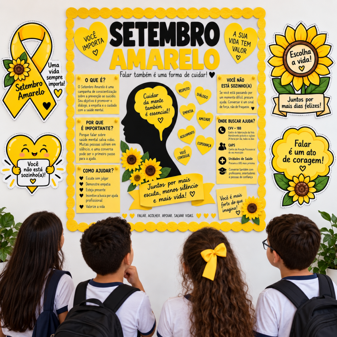 PAINEL INFORMATIVO – SETEMBRO AMARELO