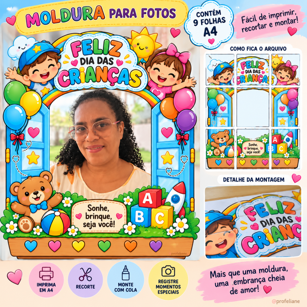 Moldura para Fotos – Feliz Dia das Crianças