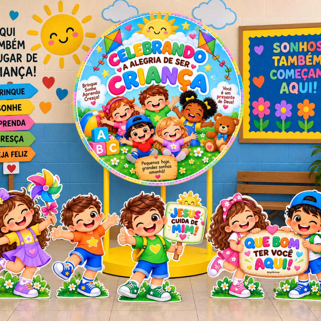 PAINEL REDONDO - Dia das crianças