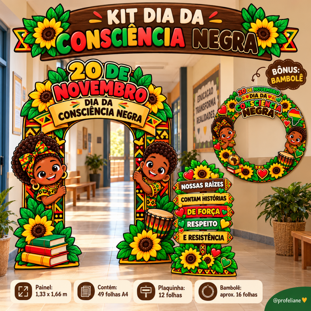 KIT DIA DA CONSCIÊNCIA NEGRA