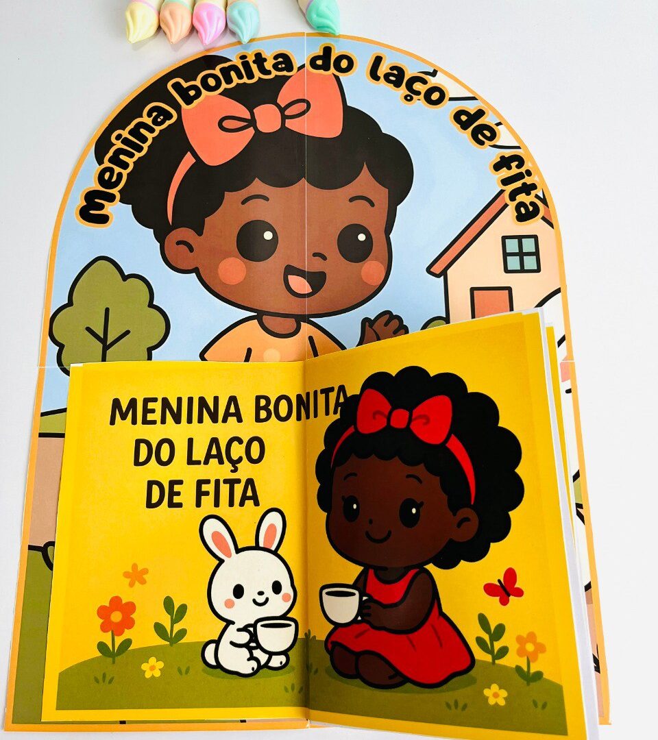 LIVRO 3D – MENINA BONITA DO LAÇO DE FITA