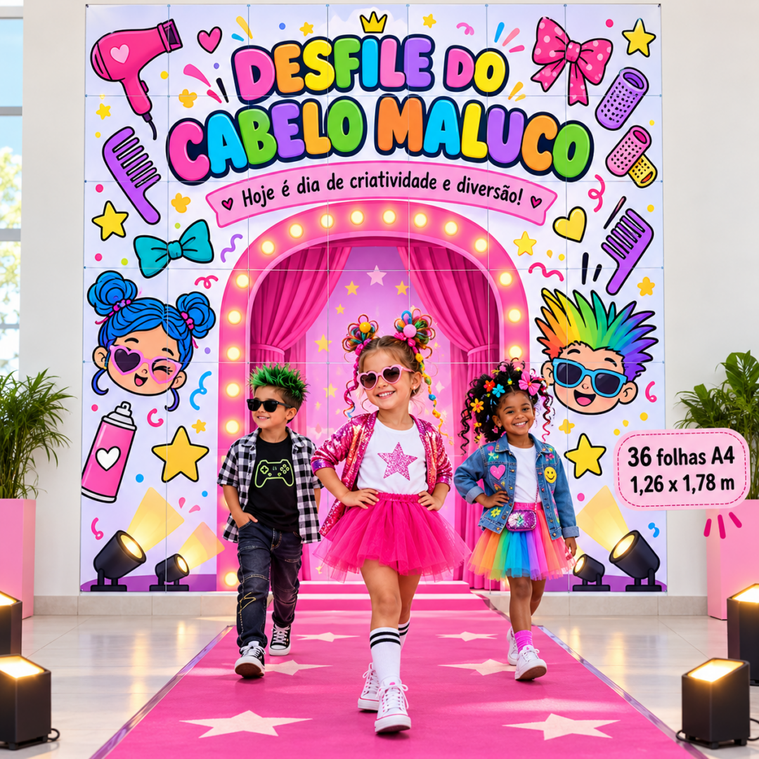 Painel - Dia do Cabelo Maluco