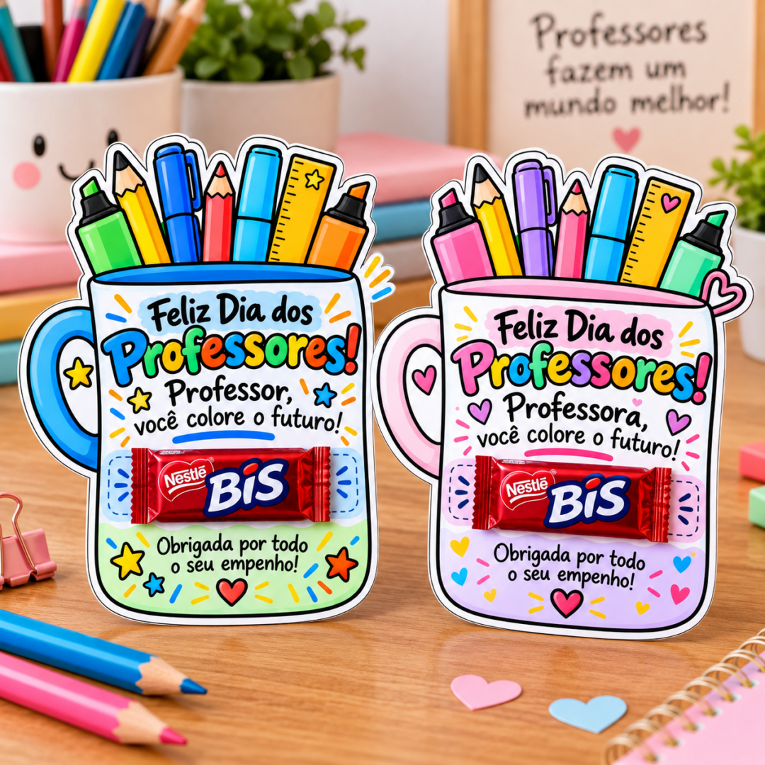 Lembrancinha com BIS – Dia dos Professores
