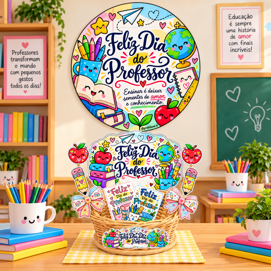 KIT DIA DO PROFESSOR – UM CARINHO ESPECIAL!