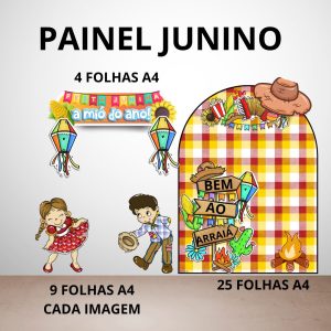painel junina lindo